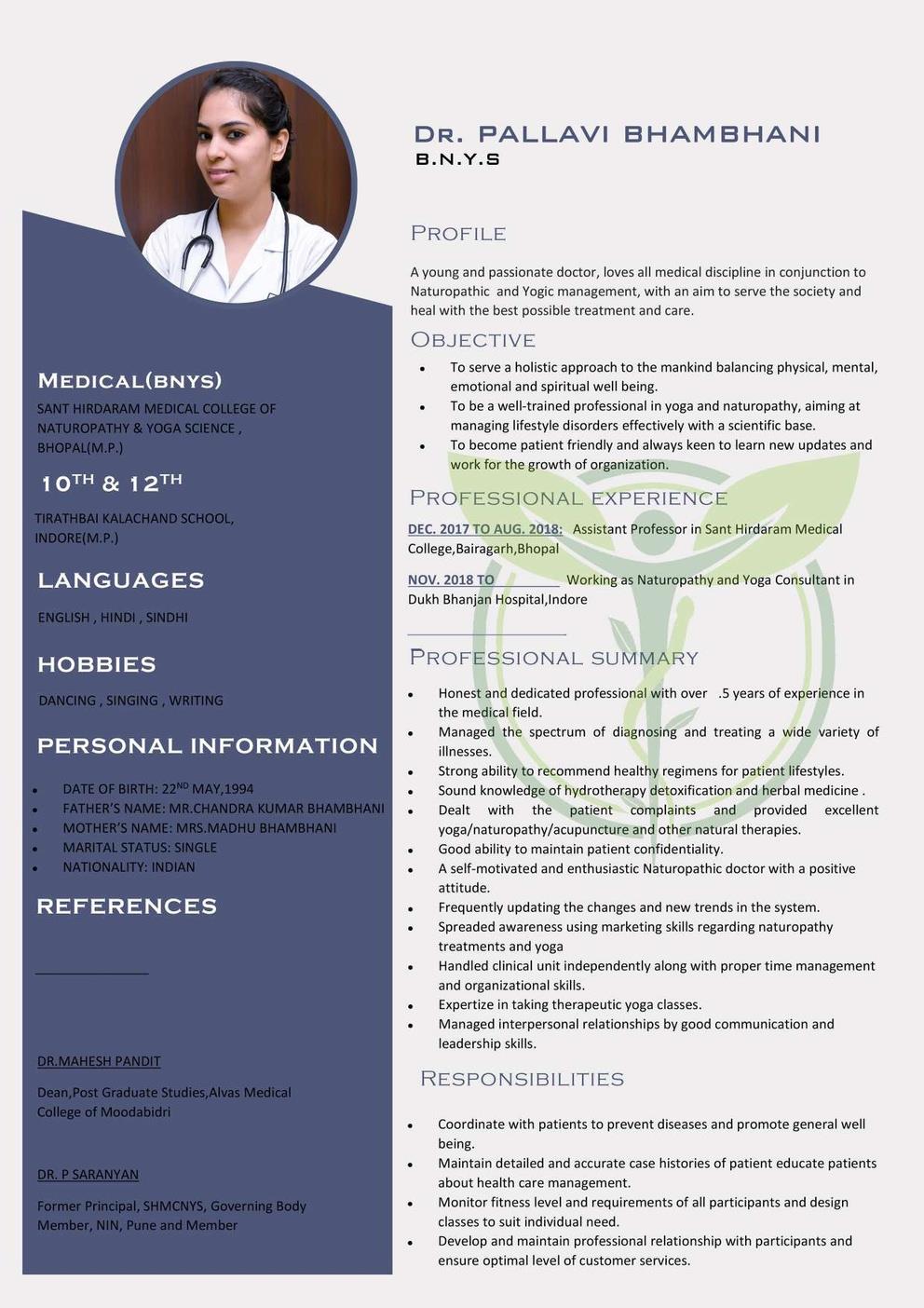 Dr. Pallavi Bhambhani