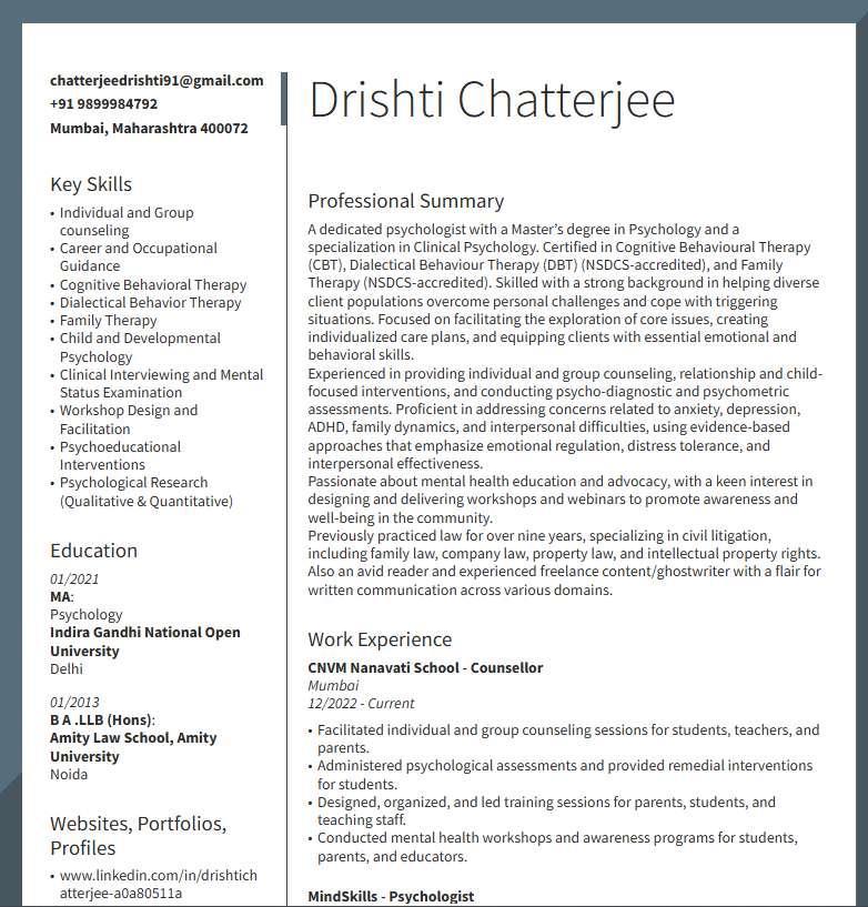 Drishti Chatterjee