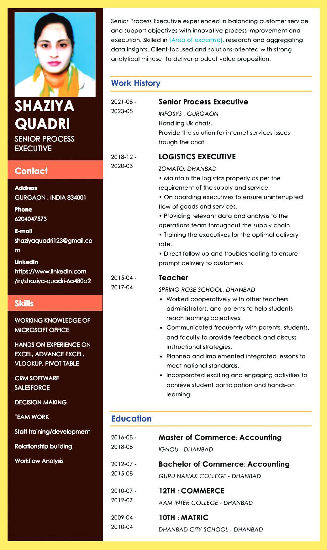 SHAZIYA QUADRI